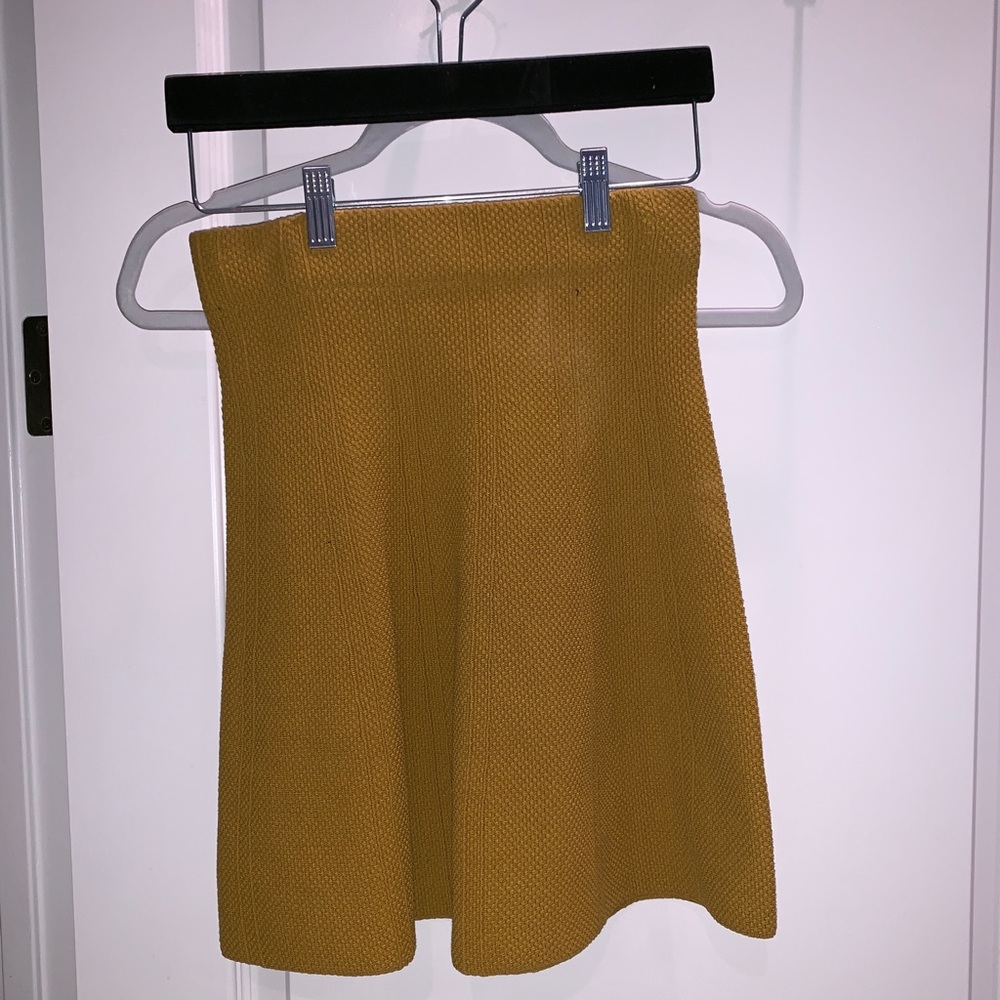 Zara mustard skirt